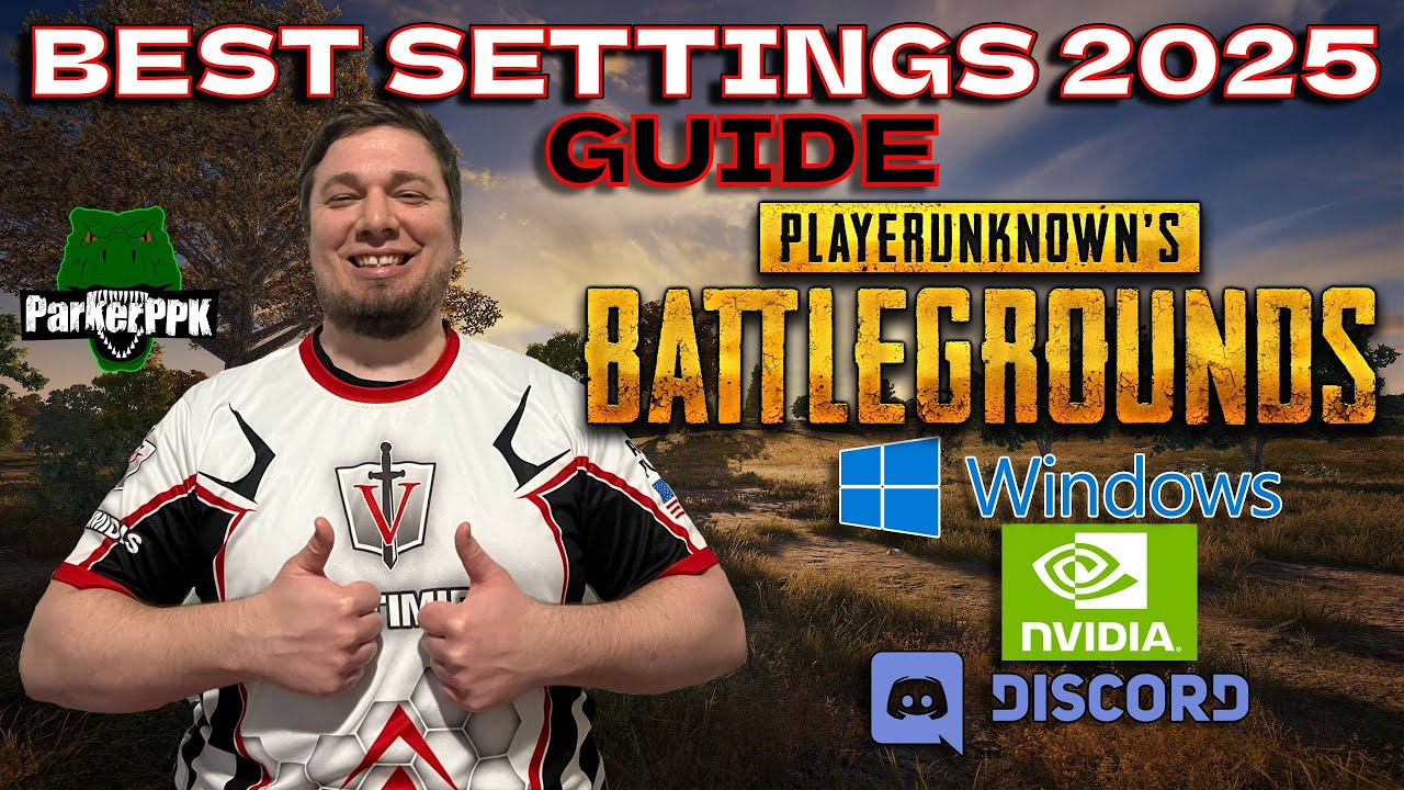 GUIDE: BEST PUBG SETTINGS 2025 | FIX STUTTERING #PUBG #ParkerPPK #BestSettings