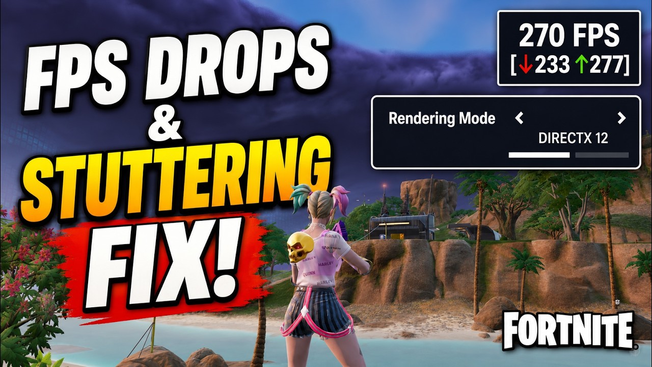 Лучшие настройки графики и оптимизация ПК для Fortnite (DirectX 12): как поднять FPS и убрать лаги!