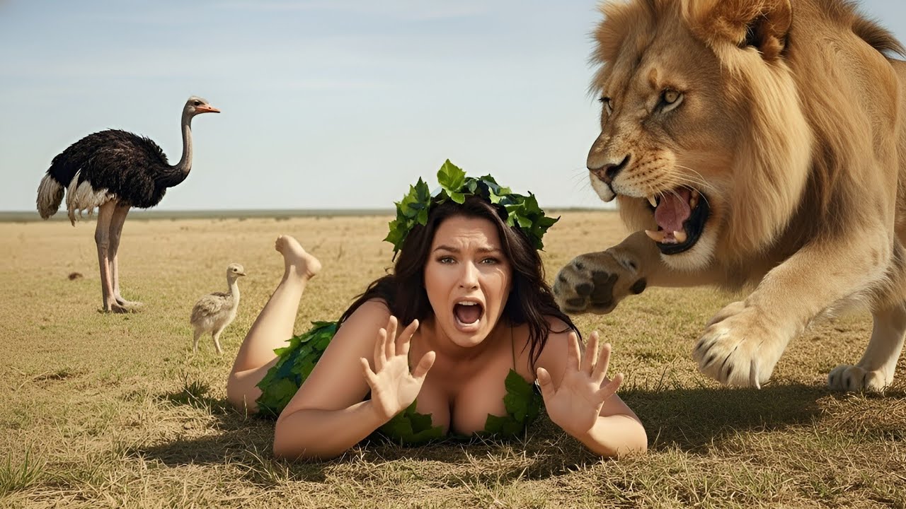 Life Millions of Years Ago | Lyara the Jungle Girl Rescues a Baby Ostrich