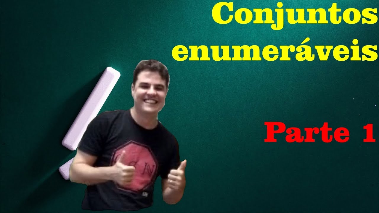 Teoria dos Conjuntos 13 | Conjuntos enumeráveis (Parte 1)