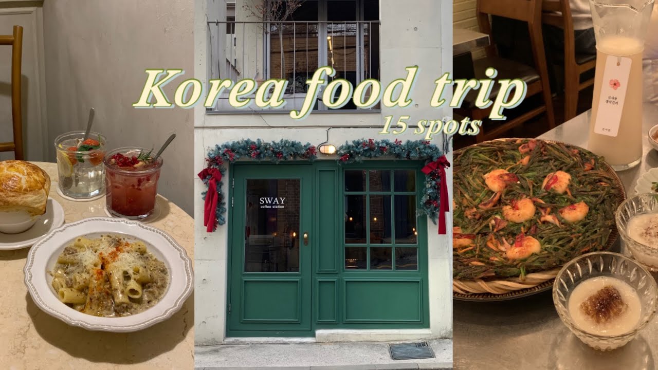 韓国グルメ記録 15店🇰🇷 | 韓国のクリスマス🎄