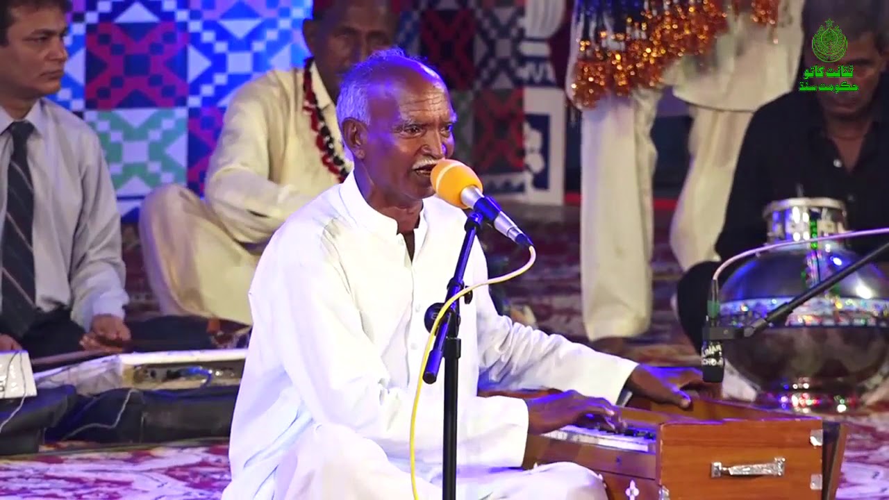 Bhugro Mal Nacheez sings Jogi Dadhi Zaat in 276th Urs Shah Abdul Latif Bhittai 2019