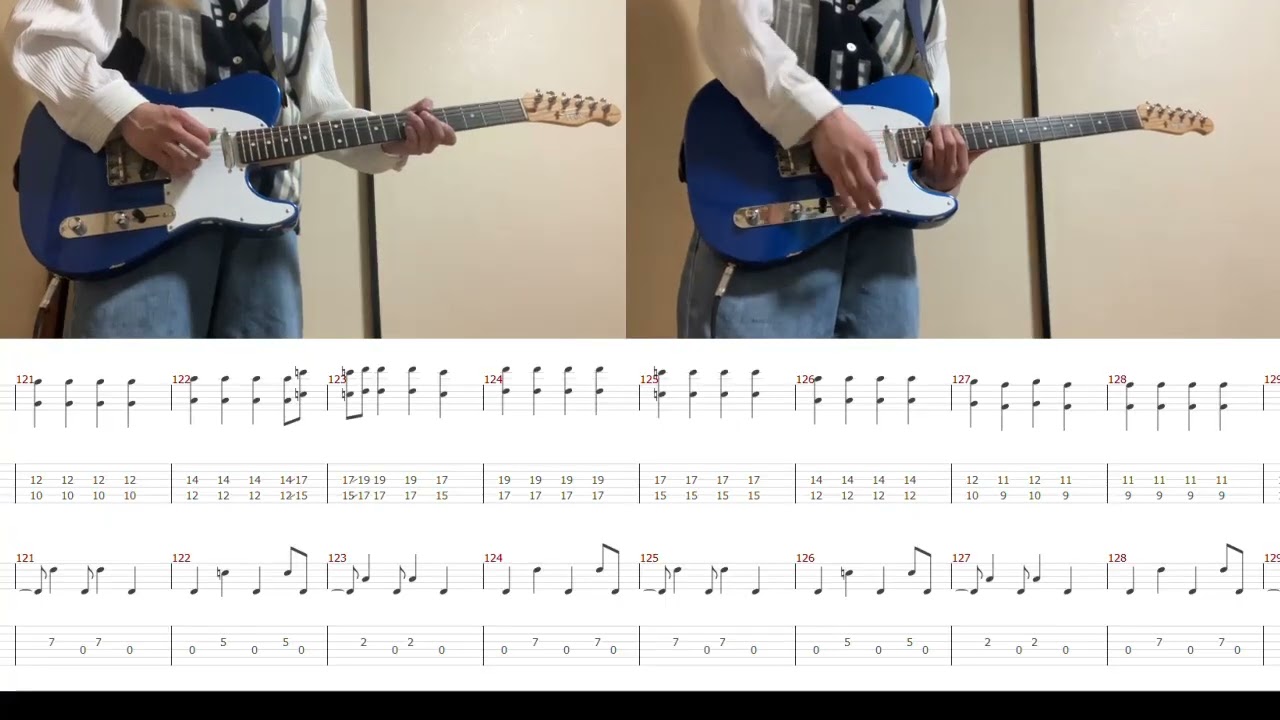 ASIAN KUNG FU GENERATION Little Lenon／小さなレノン ギター 弾いてみた TAB譜付