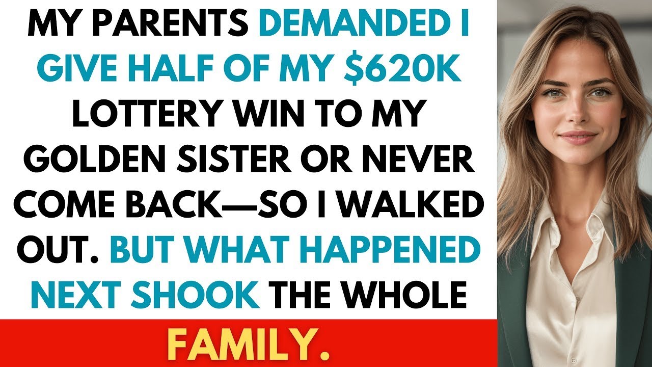 My Parents Demanded I Give Half Of My $620K Lottery Win To My Golden Sister Or Leave—So I Vanished