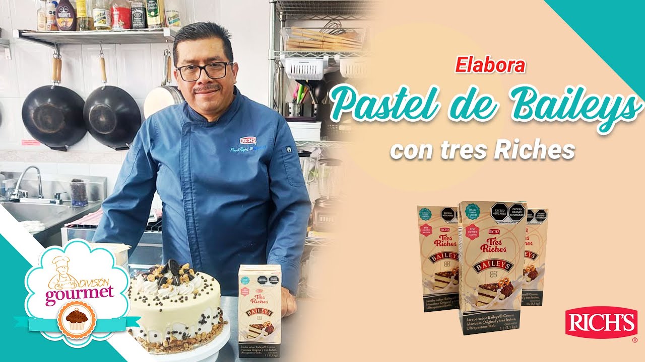 Pastel Tres Leches Bailey’s | En vivo con Rich’s 🎂 Receta irresistible con su jarabe especial
