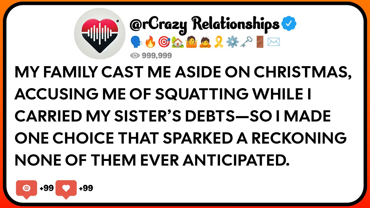 My Family Cast Me Aside On Christmas, Accusing Me Of Squatting While I Carried My Sister’s Debts...