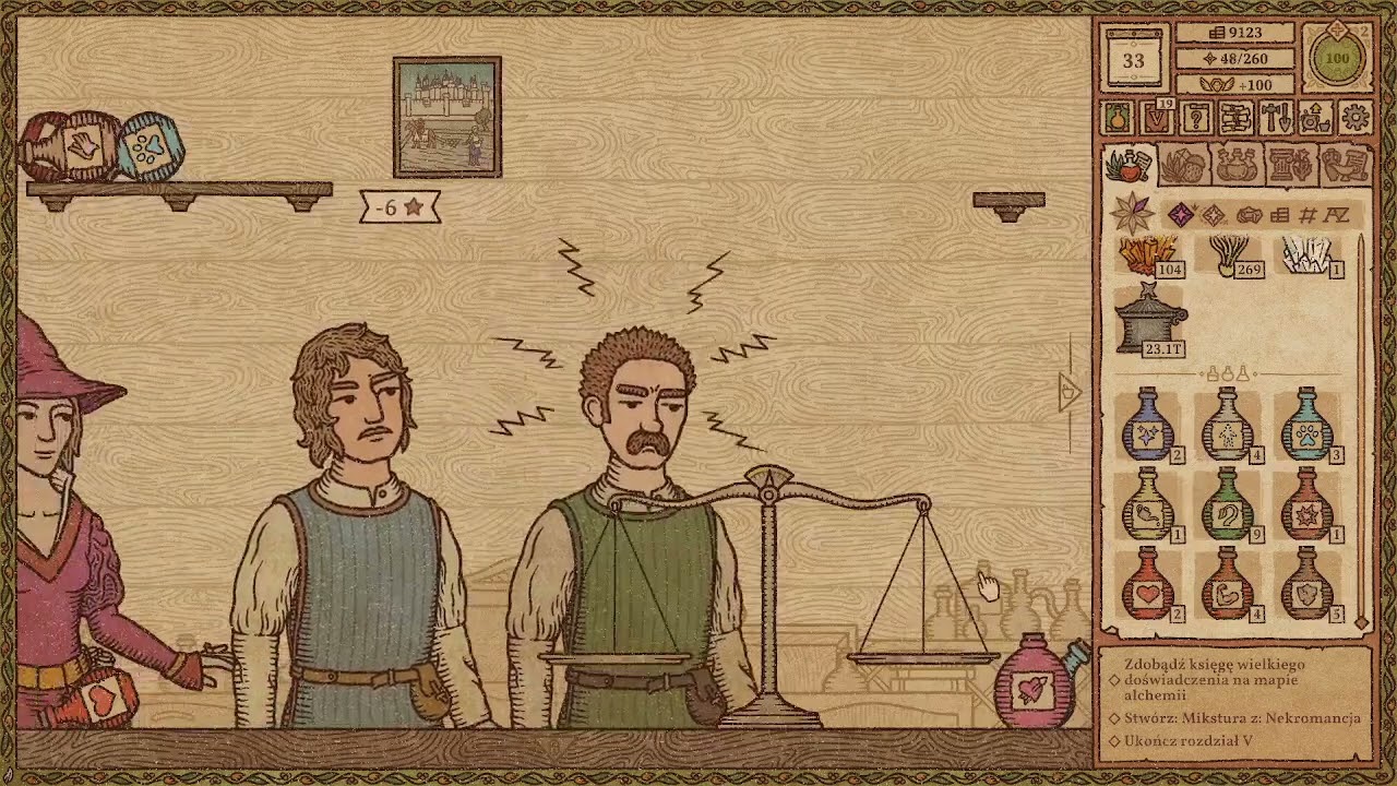 pierwsze podejście 7 potion craft