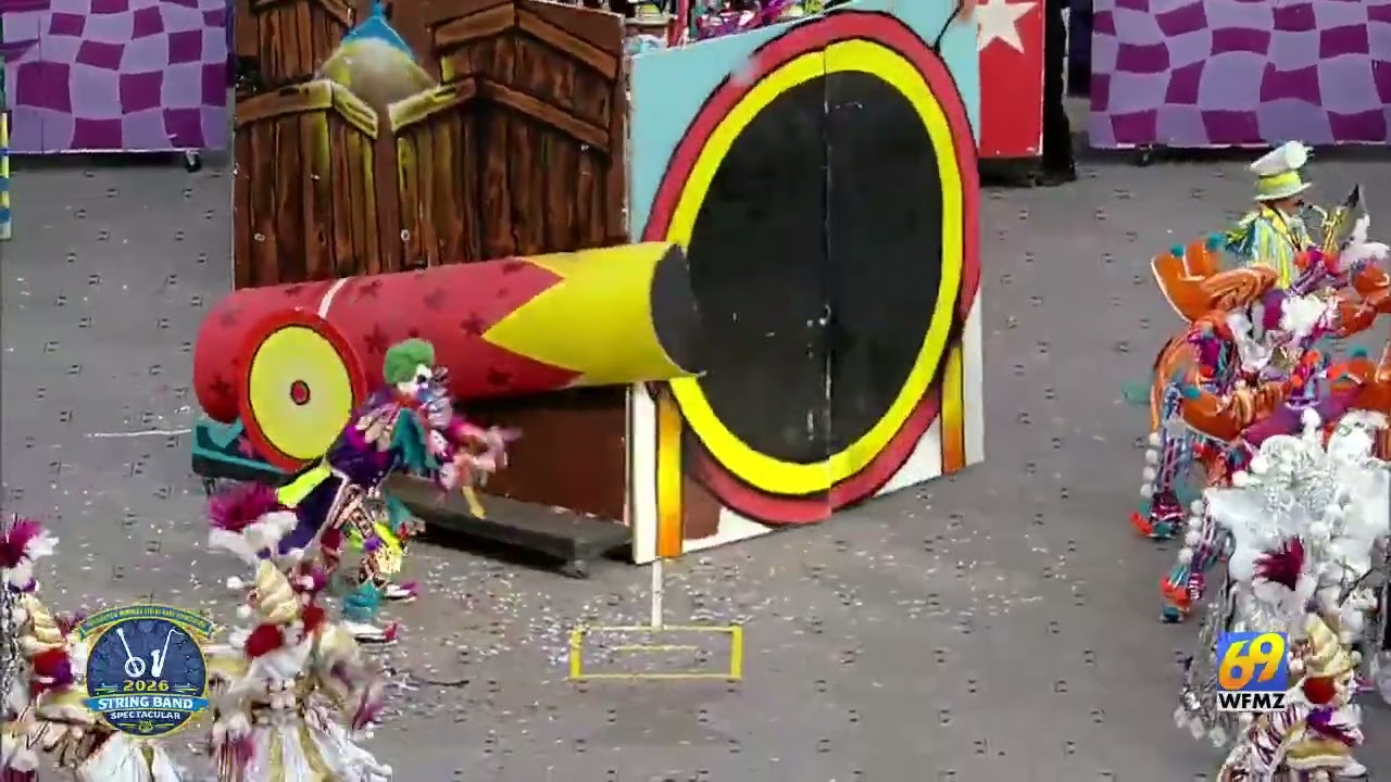 Quaker City String Band 2026 Judges Stand Performance