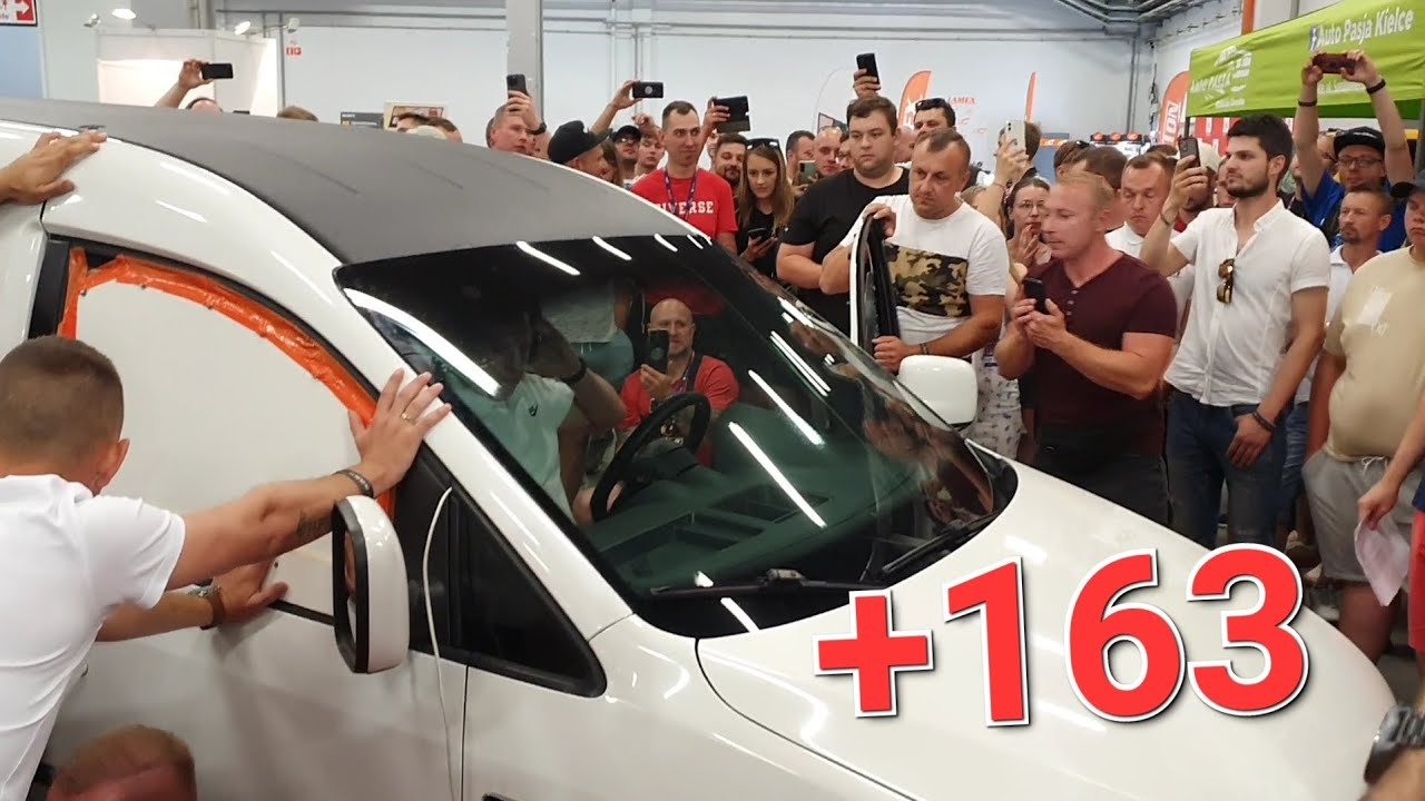 Dub It Kielce. Rekord Propper Droppers Poland VW Caddy +163db