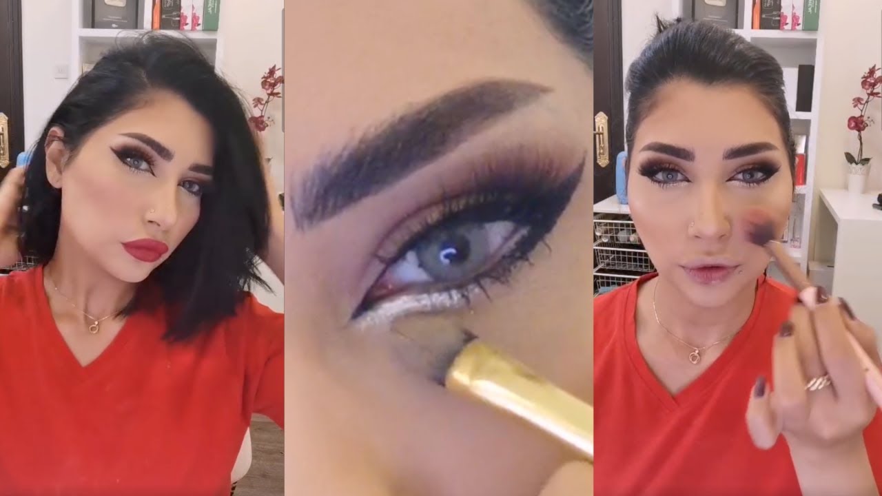 أكثر لوك أنطلب مني يعتمد على الأيلينر مع روج أحمر | سناب #ميثاءعبدالجليل