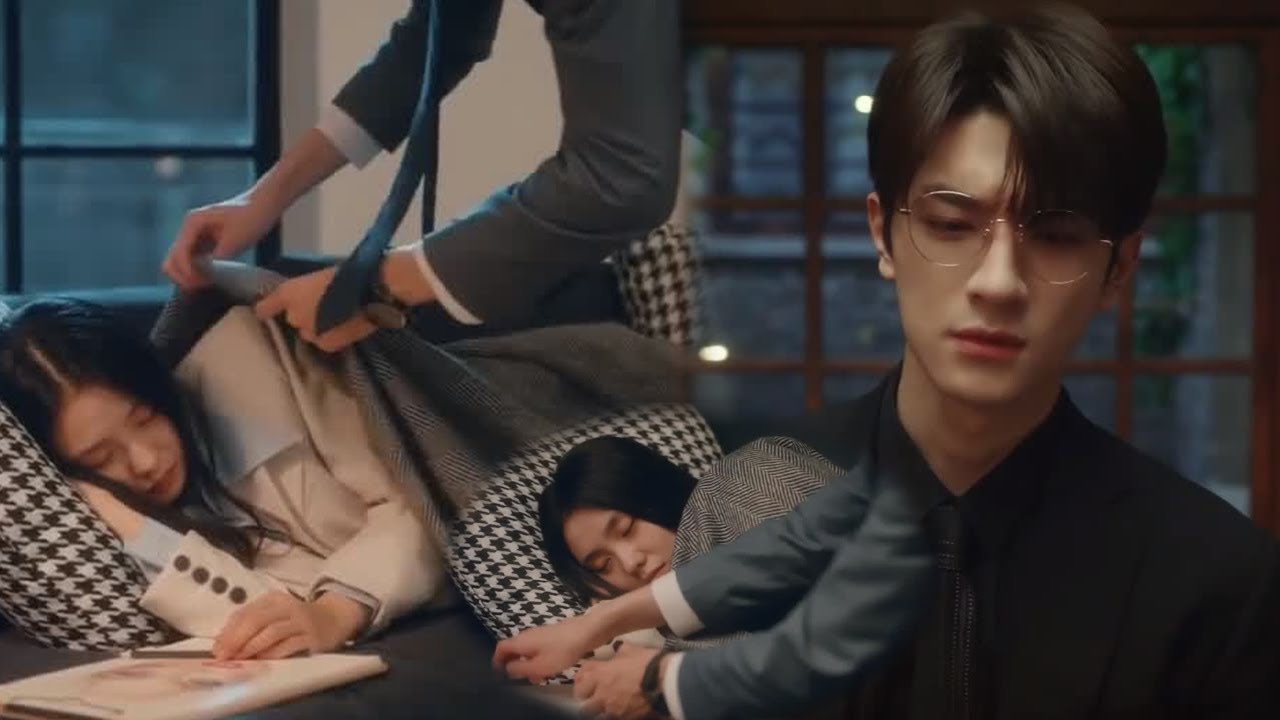 【搶先看】灰姑娘躺在沙發上睡著了，霸總無法掩飾自己的愛意，溫柔地為她披上毛毯【脱轨 Derailment 】