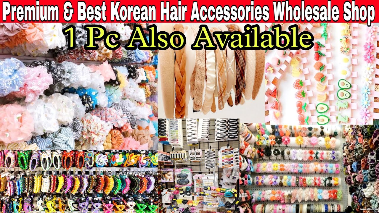 Unique & Best Quality Hair Accessories Wholesale Market In Kolkata | Korean Hair Accessories ||