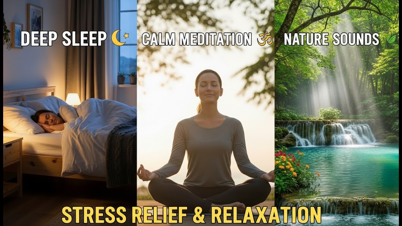 10 Hours Of Stress Relief Need Relaxing Sleeping And Meditating