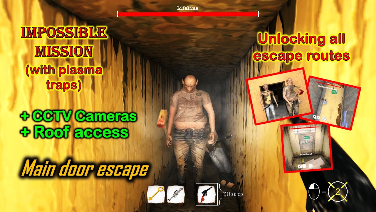 The Twins PC, impossible mission, unlocking all escape routes, main door escape