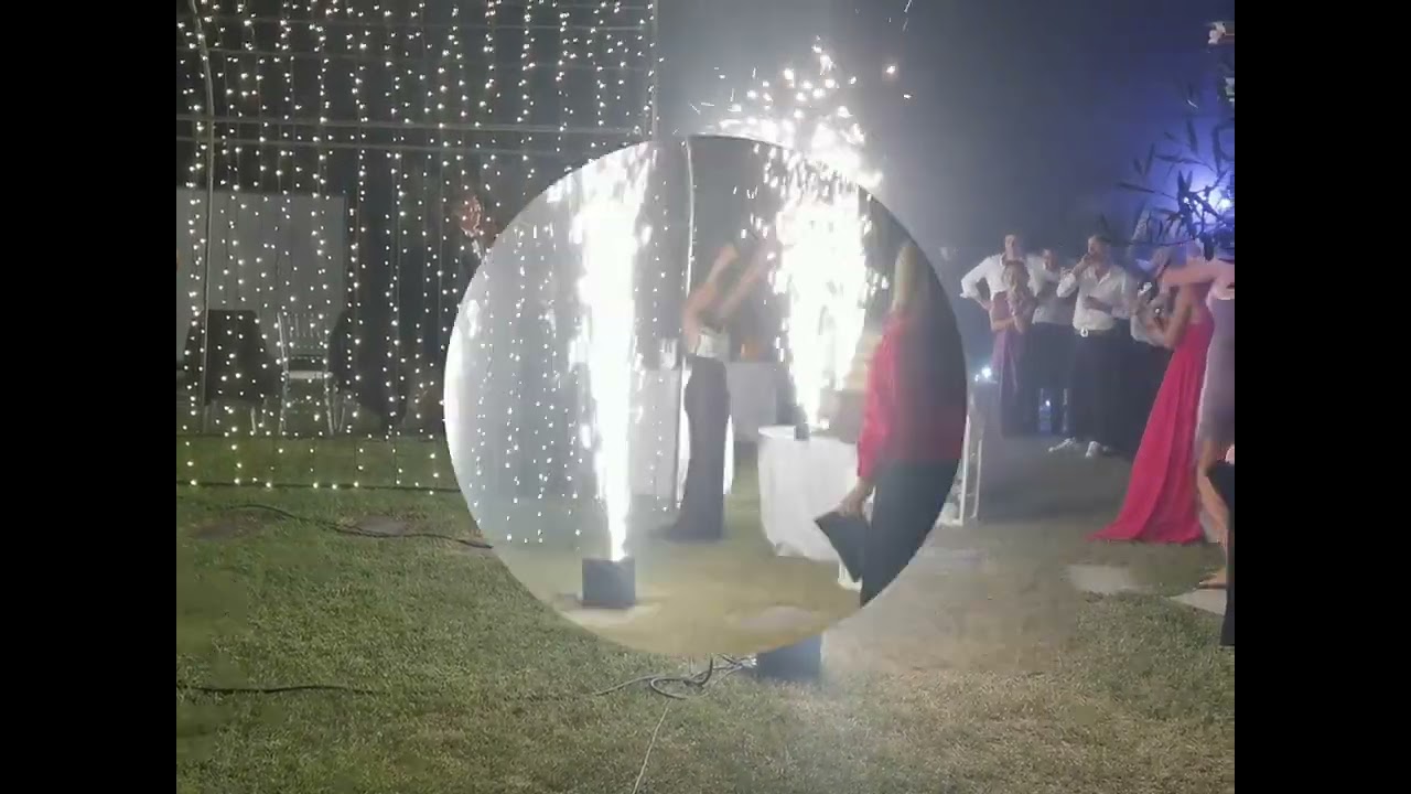 Compleanno 18 anni con 4 fontane fredde sparkular