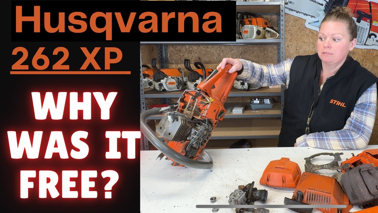 Husqvarna 262 XP Chainsaw!  It Was FREE!  Let's Find Out Why It Was Given Away!