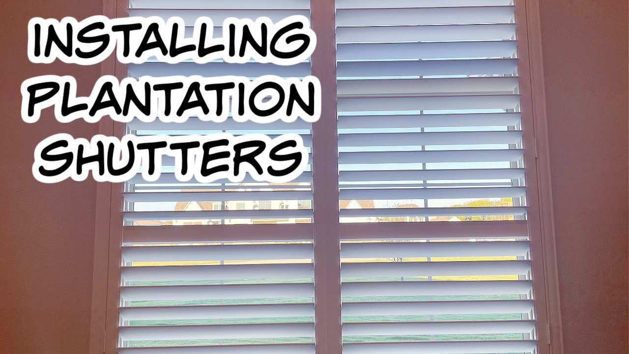 NEW CONSTRUCTION HOME BUILD | INSTALLING PLANTATION SHUTTERS