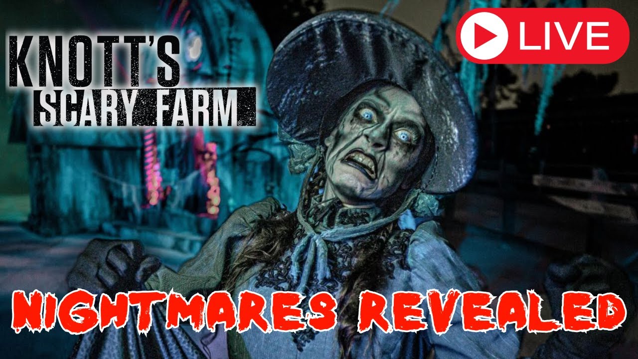 🔴 LIVE Knott's Scary Farm Nightmares Revealed SOLD OUT Event!