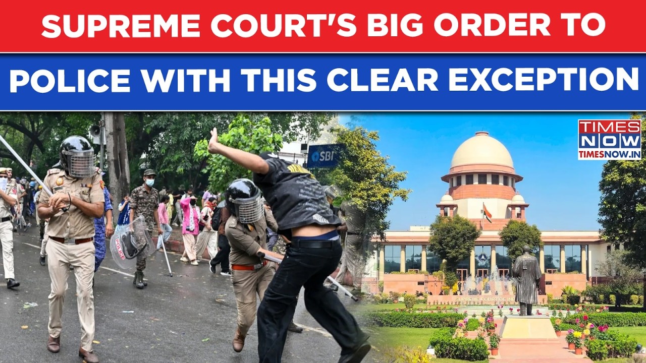Supreme Court: CJI's Big Order To Delhi Police After CJP's Horrors| Bench Makes This Clear Exception