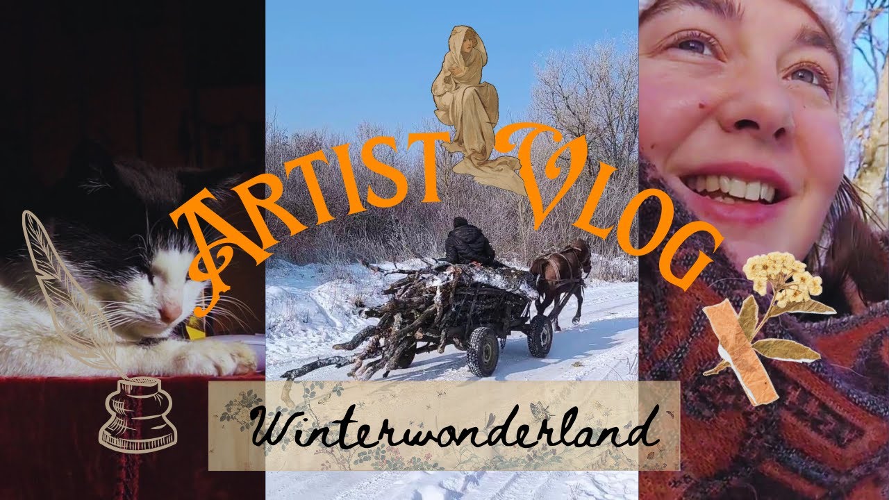 What in the Winterwonderland is going ? Chatty Artist Vlog