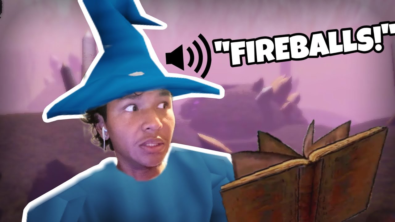 This game uses your VOICE to activate MAGIC SPELLS | Mage Arena