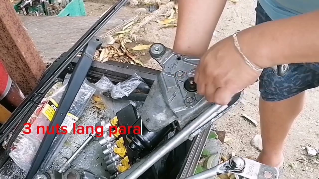 plastic joint wiper linkage | DIY honda City