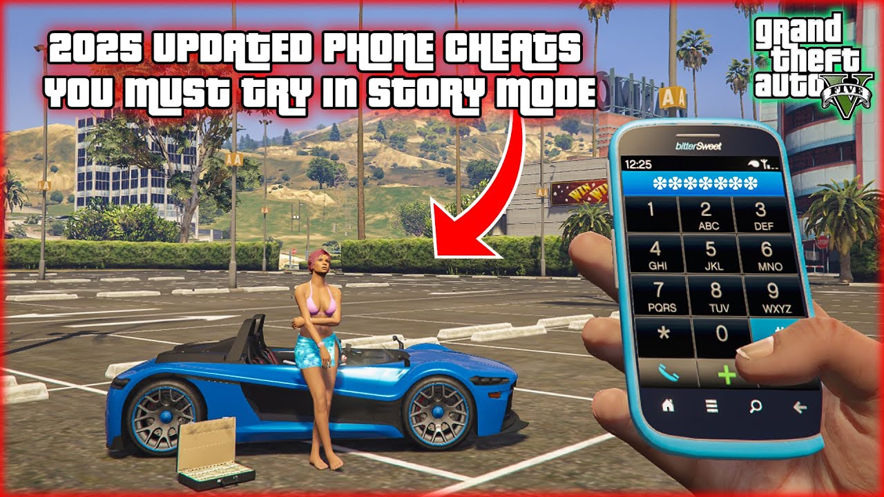 GTA V - All New 2025 Updated Phone Cheat You Must Try in Story Mode (XBOX, PC, PS4, PS5)