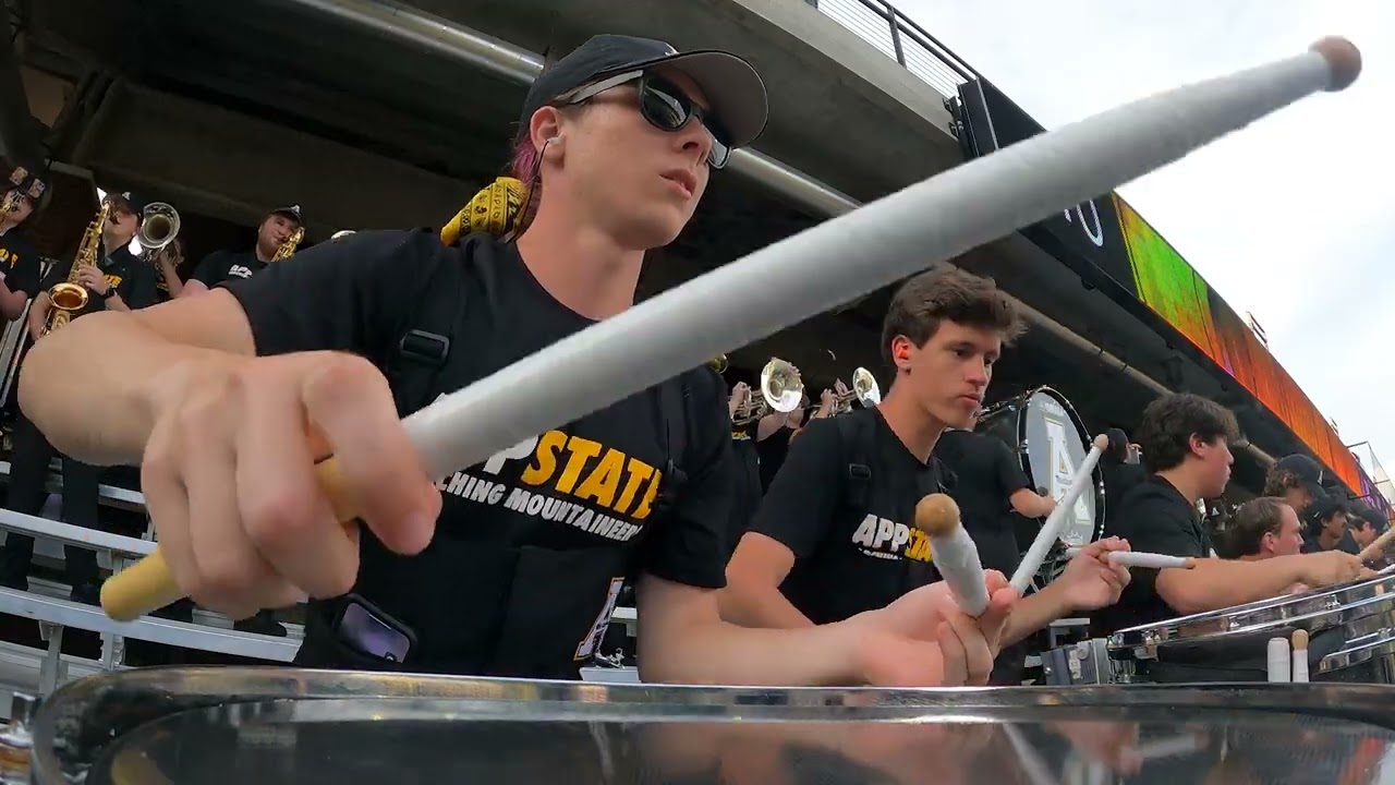 App State Post-Game Concert Snare Cam