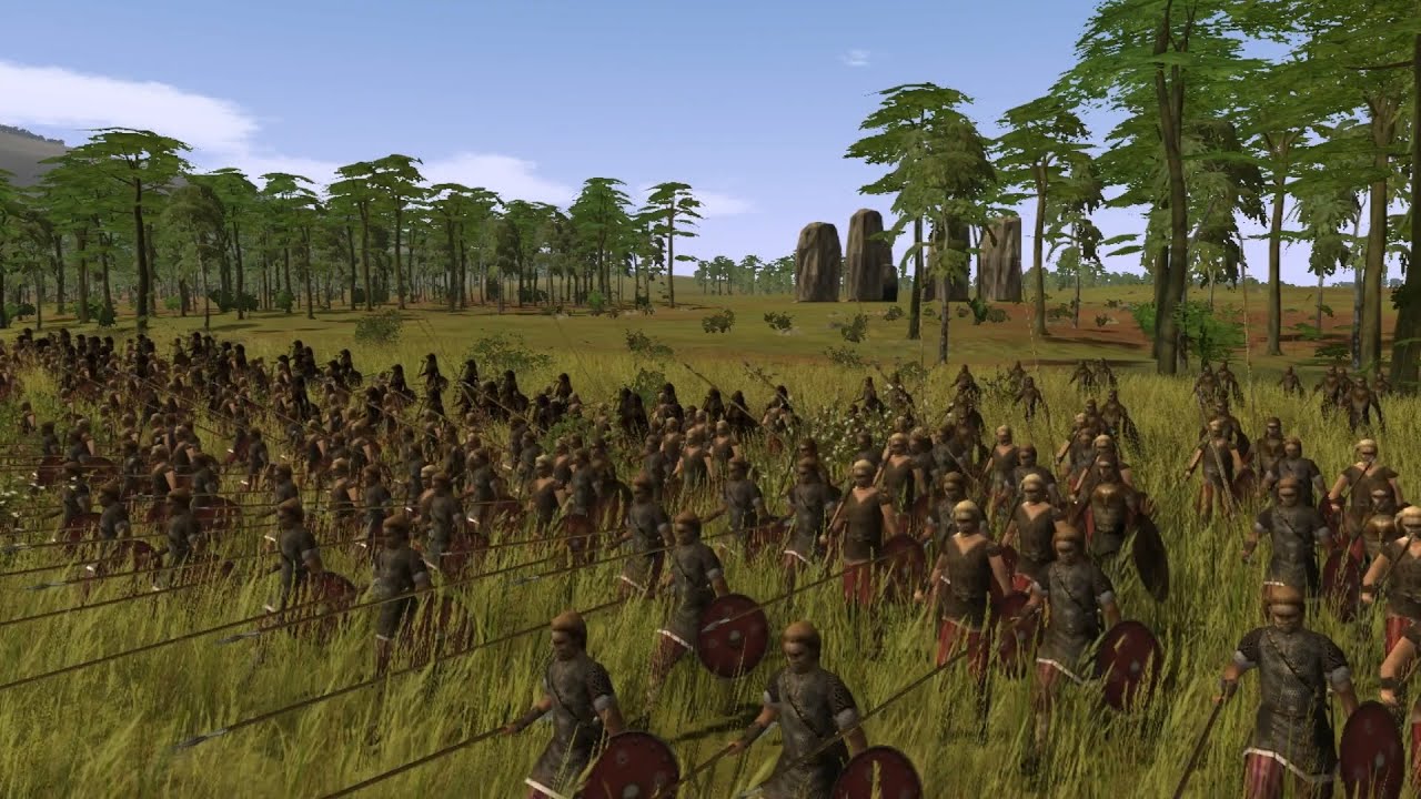Битва за о. Мэн. #Lanjane's_Barbarian_Empire. Rome: Total War, Хот-сит Оловянные острова. 76-й год.