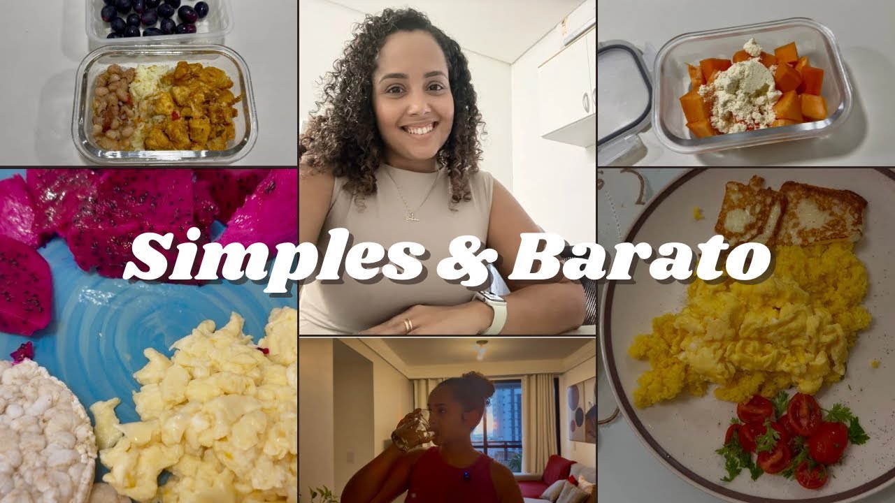 O QUE EU COMO EM UM DIA TRABALHANDO FORA | simples, barato e Saudável 