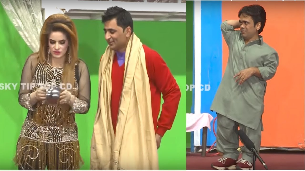 Azeem Vicky and Vicky Kodu with Khubsurat Kaif | Stage Drama Dulha Baap Re Baap | Comedy Clip 2019