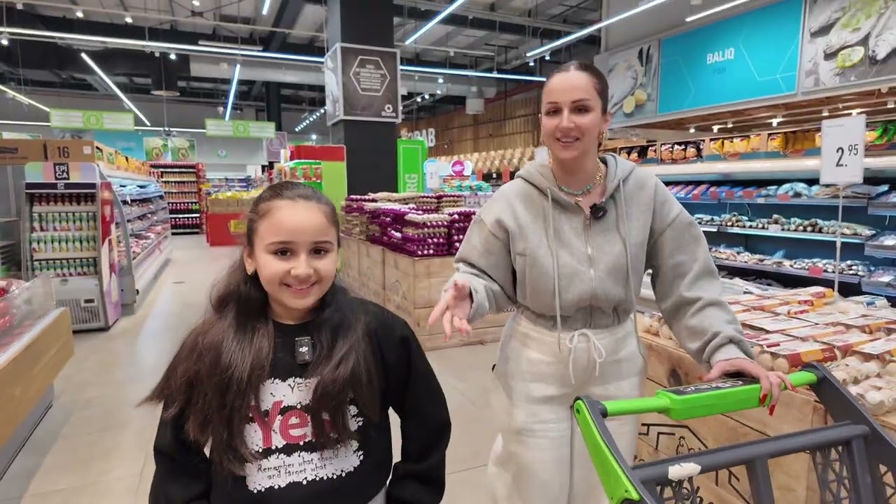 ANAM İLƏ YÜNGÜL BAZARLIQ ETDİK | MARAQLI SÖHBƏTLƏR |VLOG