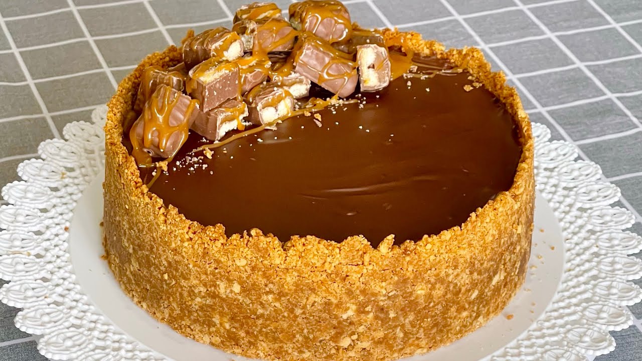 Cheesecake cu caramel și ciocolată/Cheesecake al caramello e cioccolato