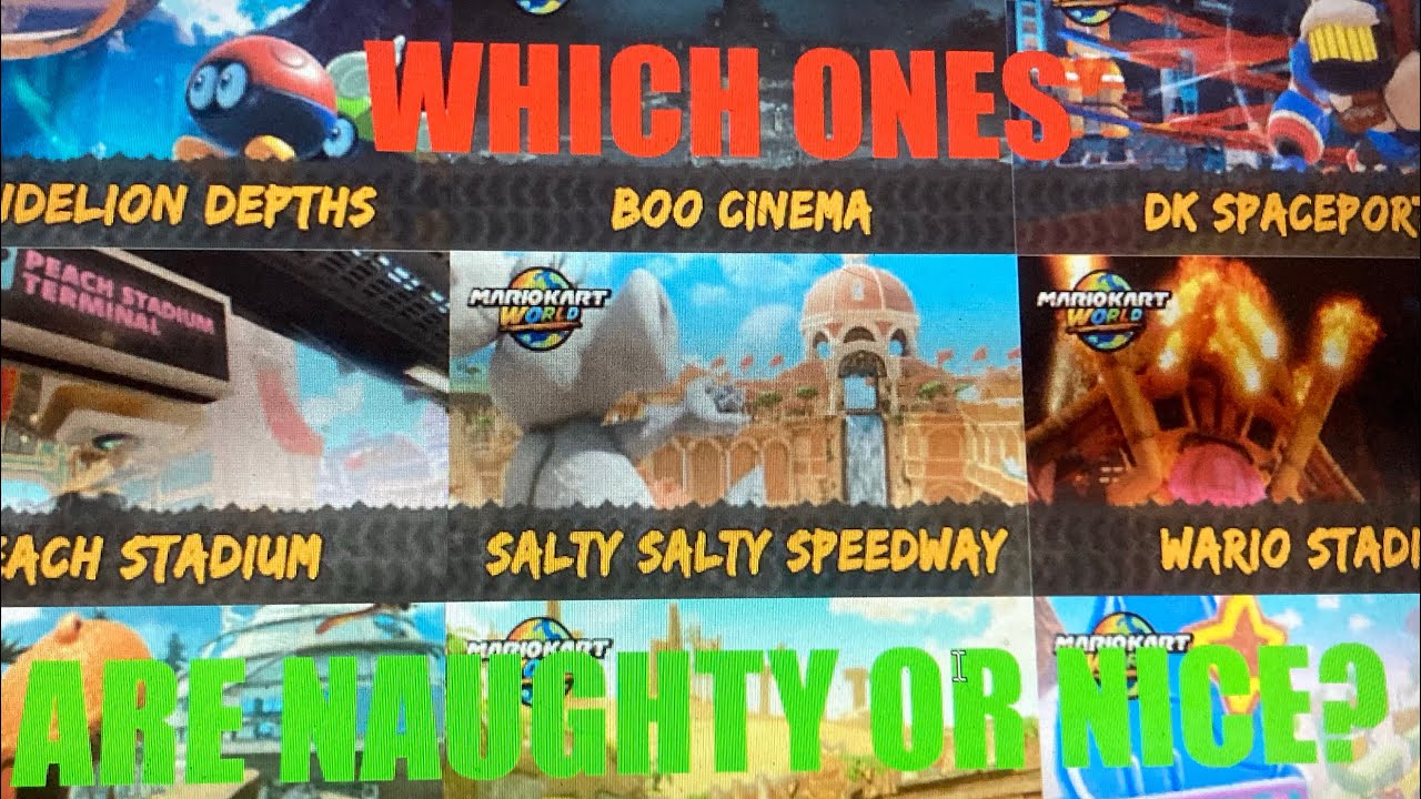 Ranking Every Track in Mario Kart World (Naughty or Nice)