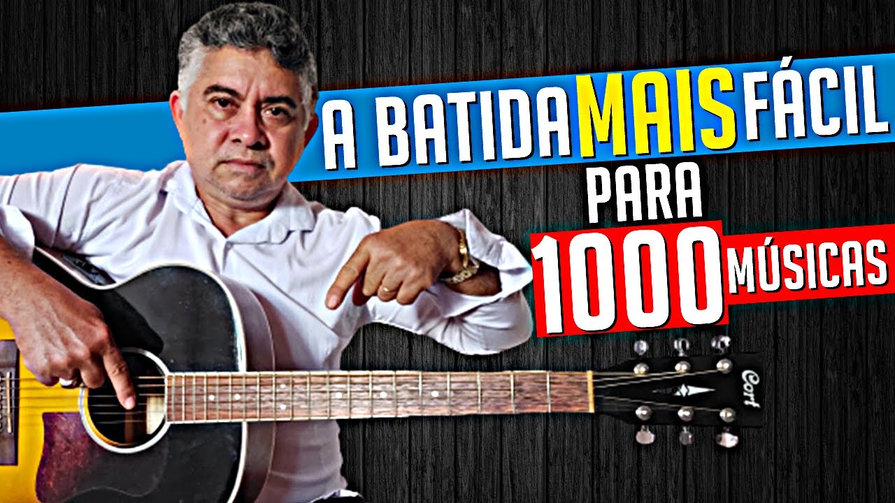 A Batida Mais FÁCIL Para 1000 Musicas! #violão #auladeviolao #musica