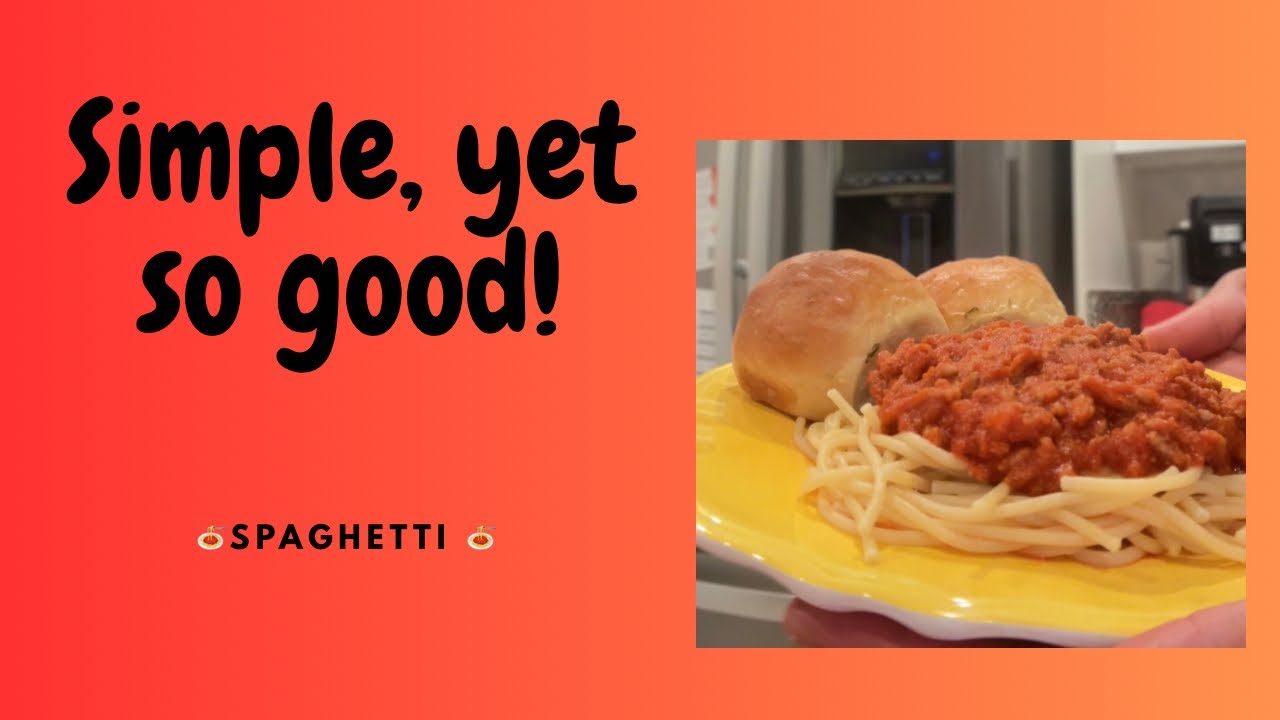 🍝 Simple, Yet So Good! | Ground Turkey Spaghetti