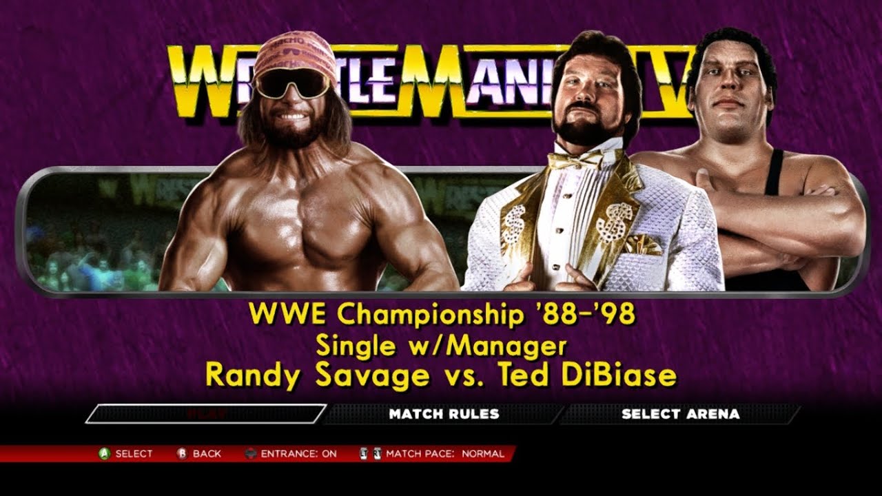 Wwe 2K14:30 Years of WrestleMania # 05 Randy Macho Savage vs Ted Dibasi (WrestleMania 4)