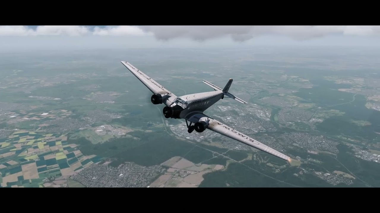 4-Hour ASMR Flight: Propeller Journey from Germany to London, Stunning Views & Relaxing Sounds