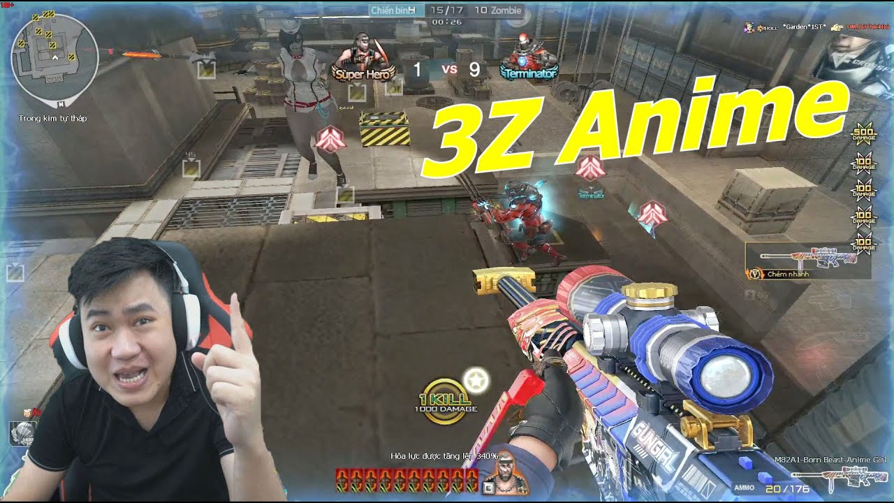 3Z-Born Beast Phi&ecirc;n Bản Anime Girl - Tiền Zombie v4