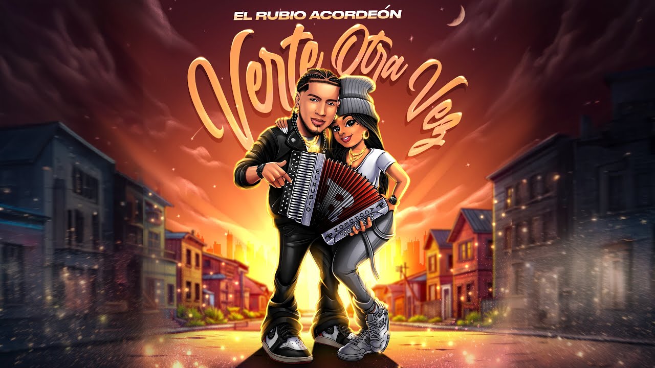 EL RUBIO ACORDEÓN - VERTE OTRA VEZ (VISUALIZER)