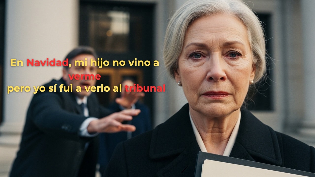 En Navidad, mi hijo no vino a verme. Pero yo sí fui a verlo al tribunal