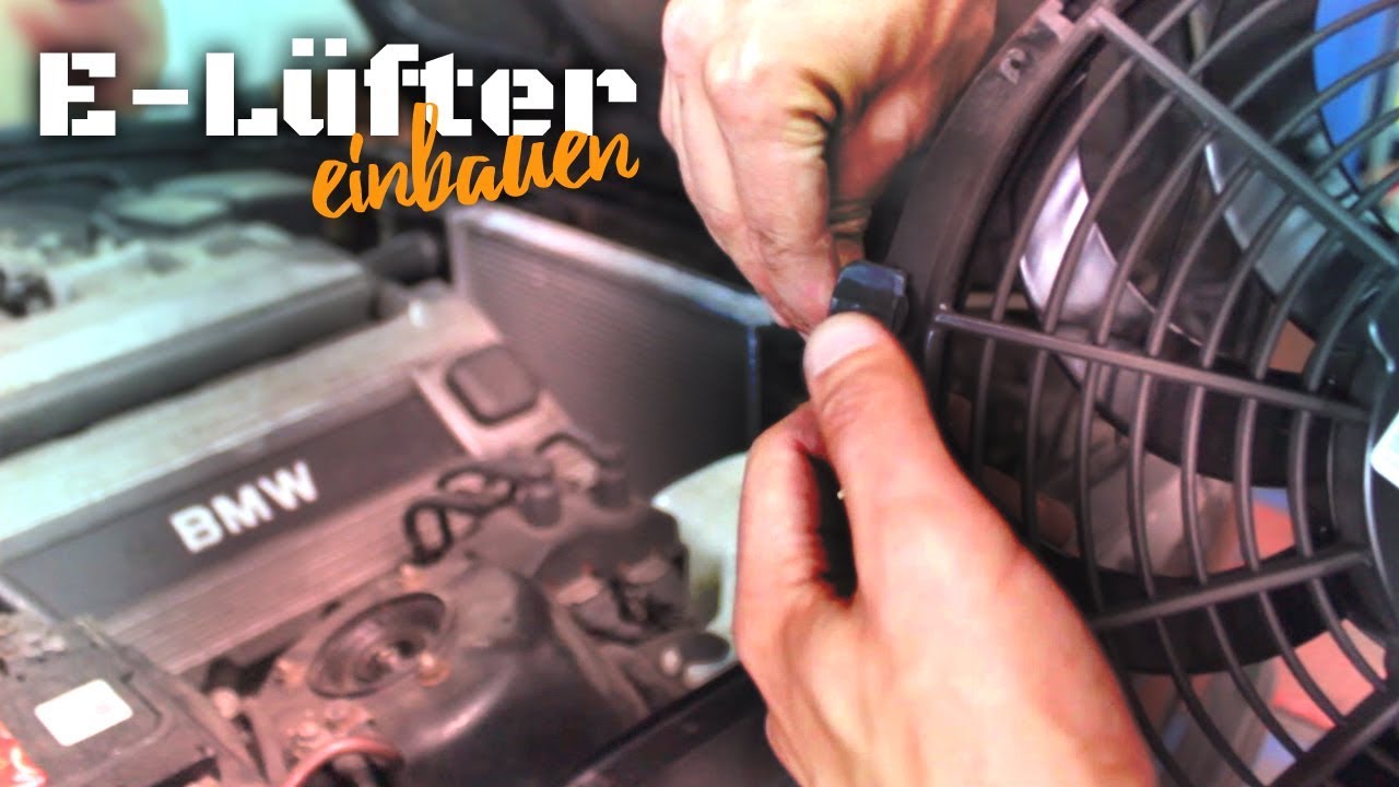 E-Lüfter/Elektrolüfter einbauen/anschließen/Thermoschalter/Relais/verkabeln