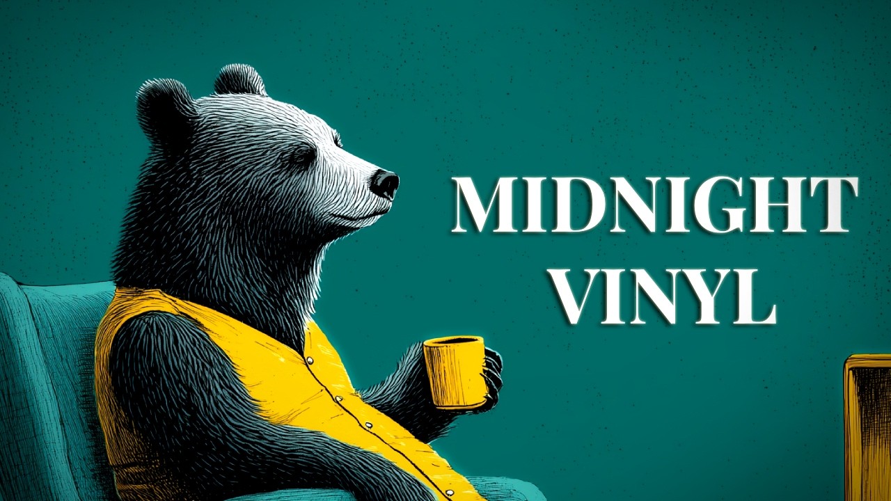 🌙 Midnight Vinyl | Relaxing Jazz Background Music for Study & Work | 3 Hours 39 Minutes