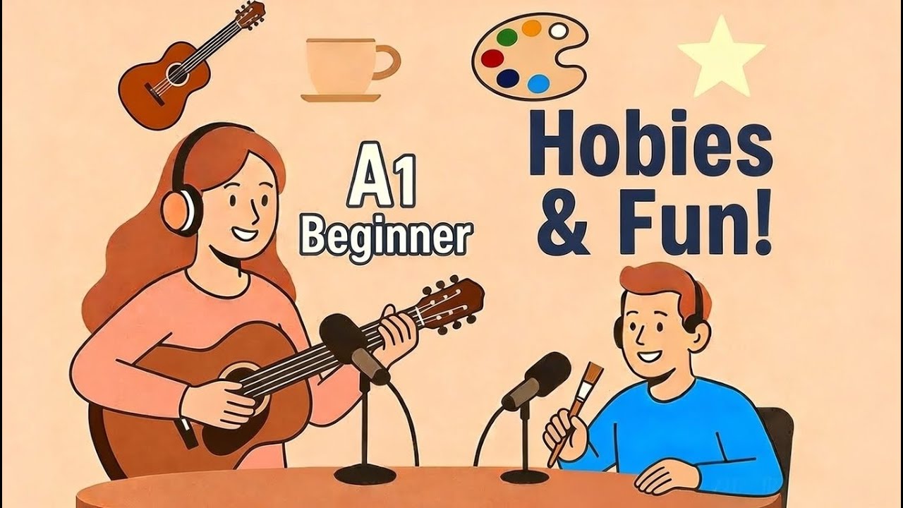 Easy English Listening – Hobbies and Fun | Beginner Podcast