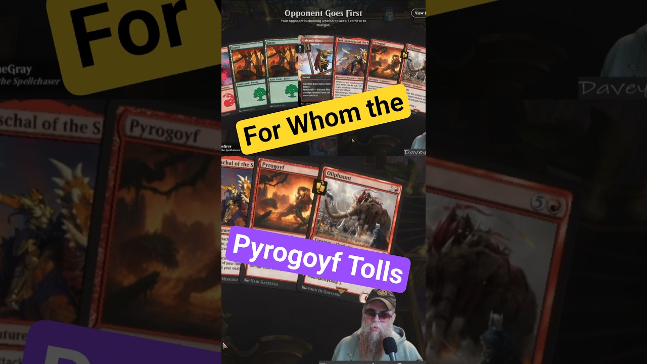 1 Minute Magic (for Whom the Pyrogoyf Tolls!) #mtg #gaming