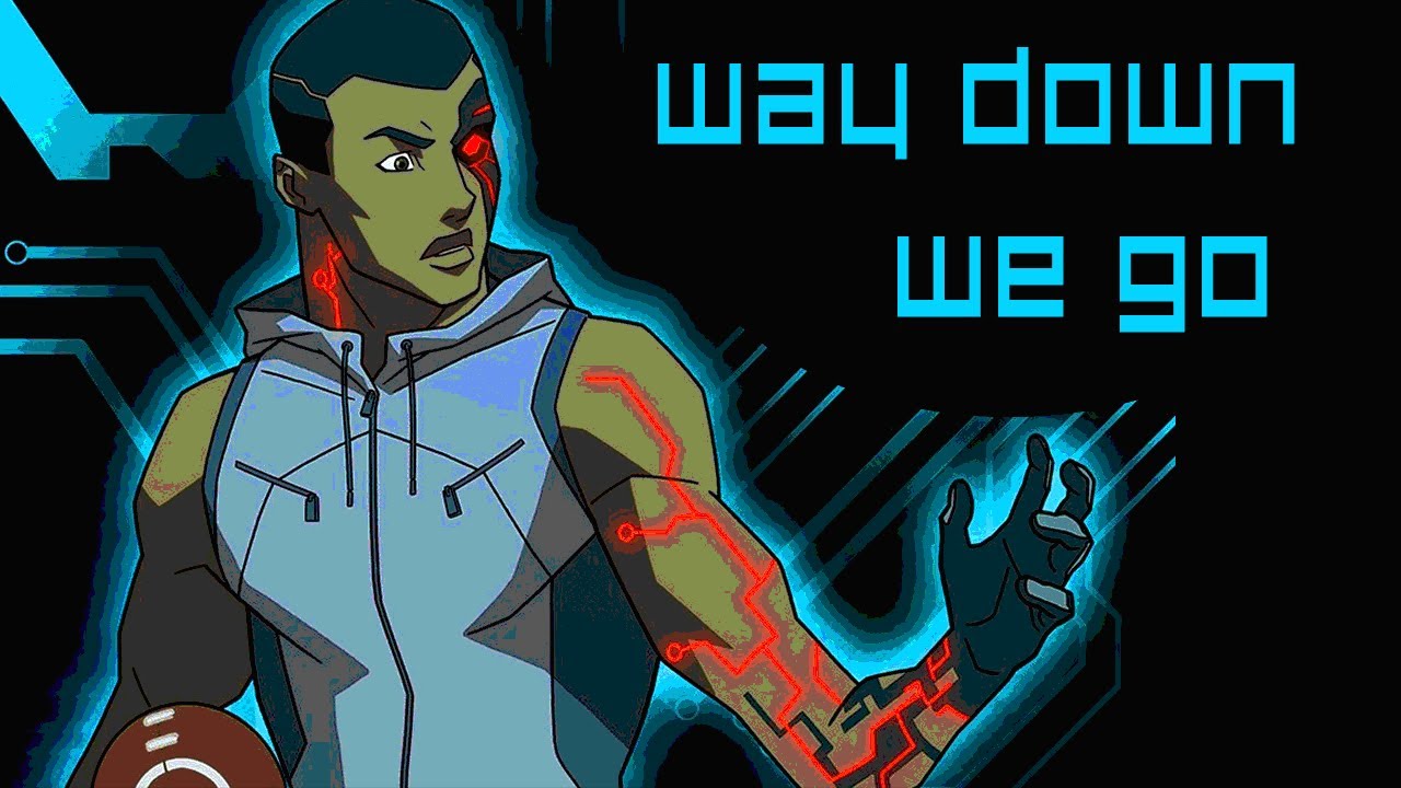 Young Justice Outsiders - Way Down We Go