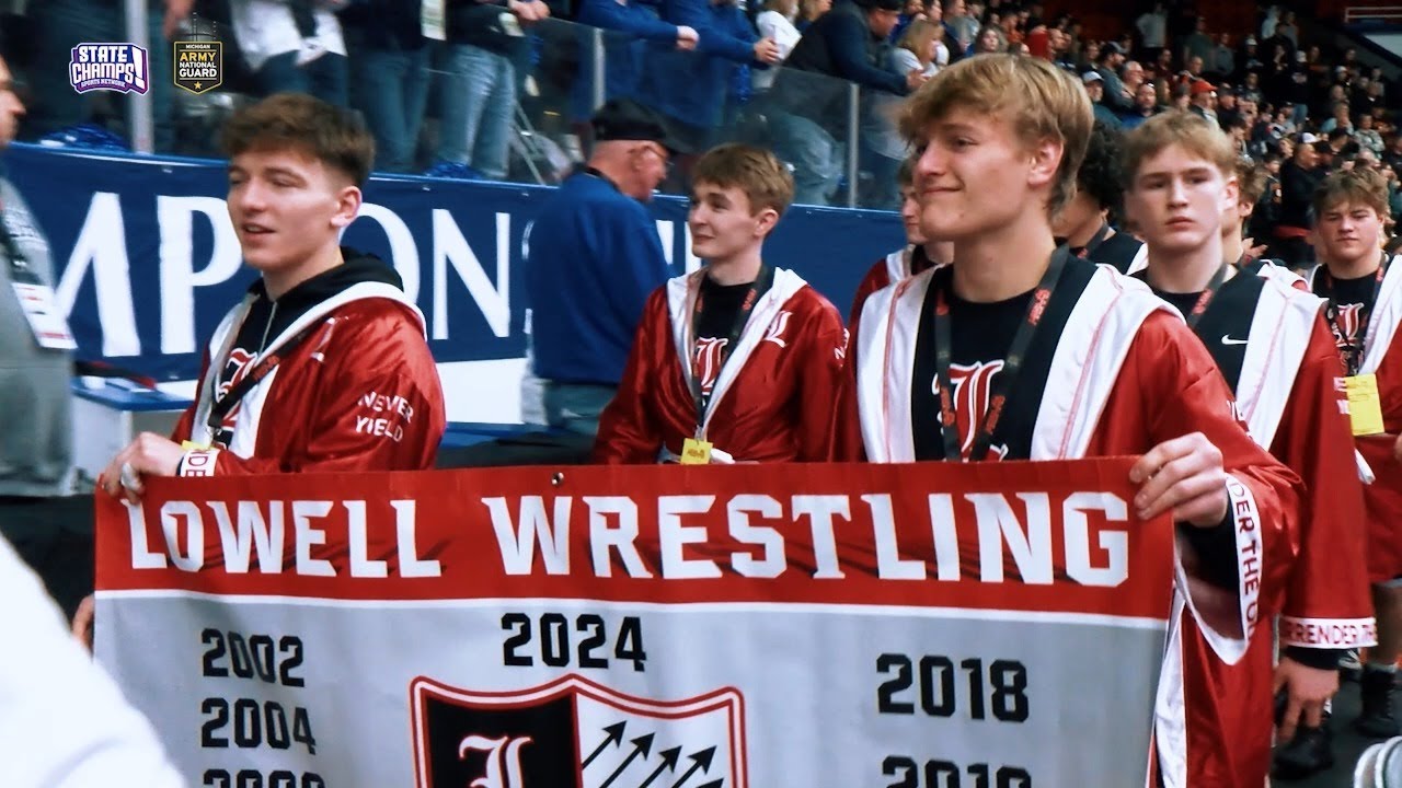 Lowell vs. Eaton Rapids - 2026 Division 2 Team Wrestling State Final