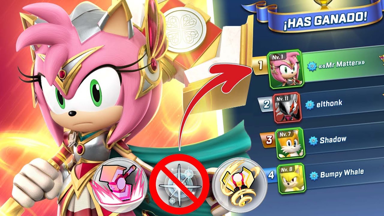 ✨ HAS ESTO CON AMY PALADIN Y GANARAS SIEMPRE ✨ SONIC FORCES  SPEED BATTLE