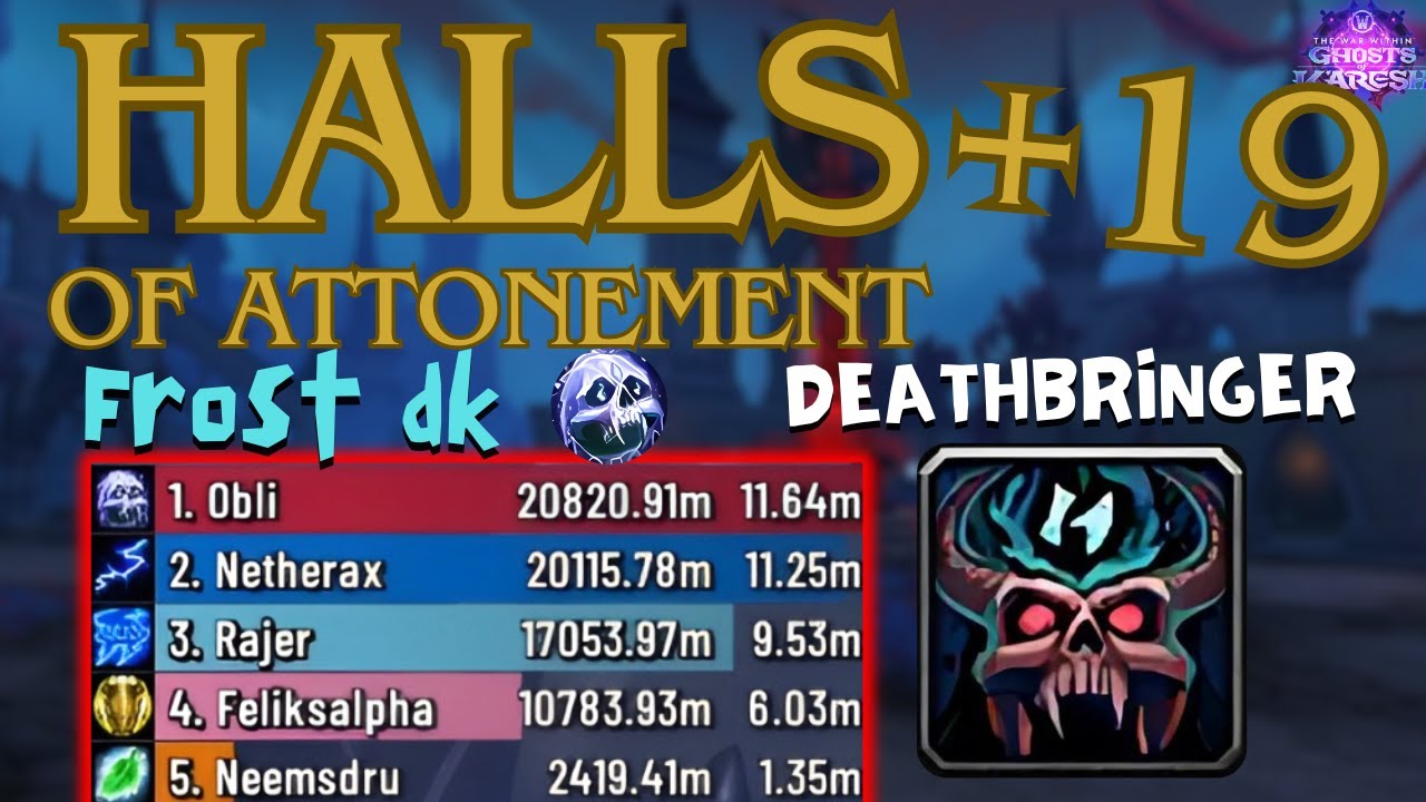 Yeah just 70mil burst...nothing crazy / +19 Halls Frost DK POV