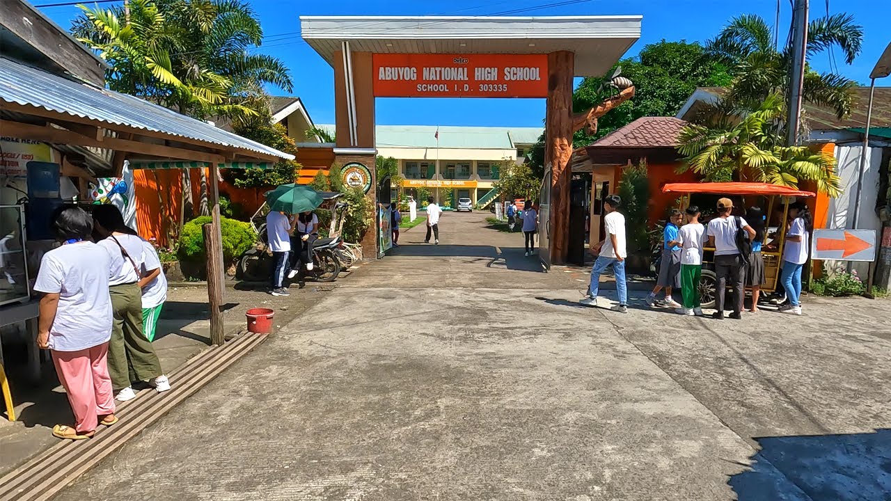 Brgy. Santo Niño Abuyog Leyte and Abuyog National High School - tour around the village